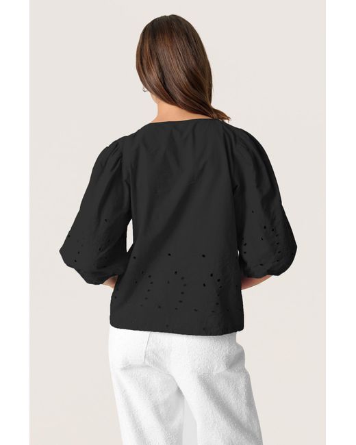 Soaked In Luxury Black Bluse