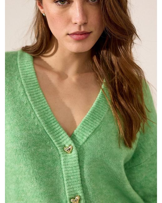 Next Green Strickjacke