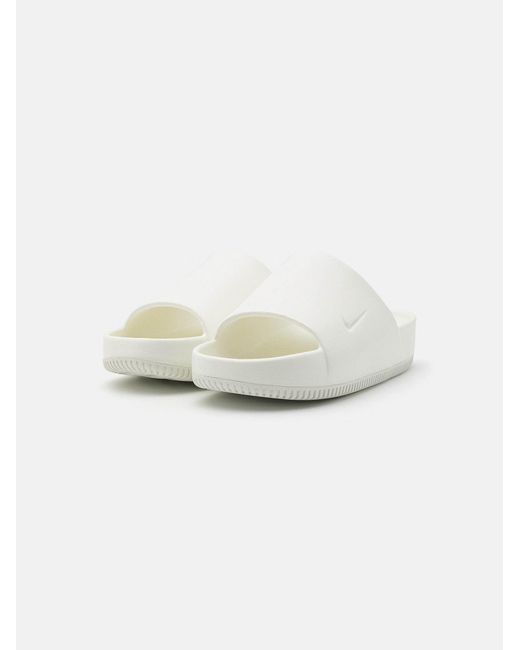 Nike White Badeschuh Calm