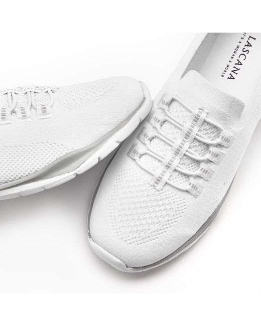 Lascana White Slip On