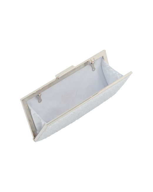 faina White Clutch
