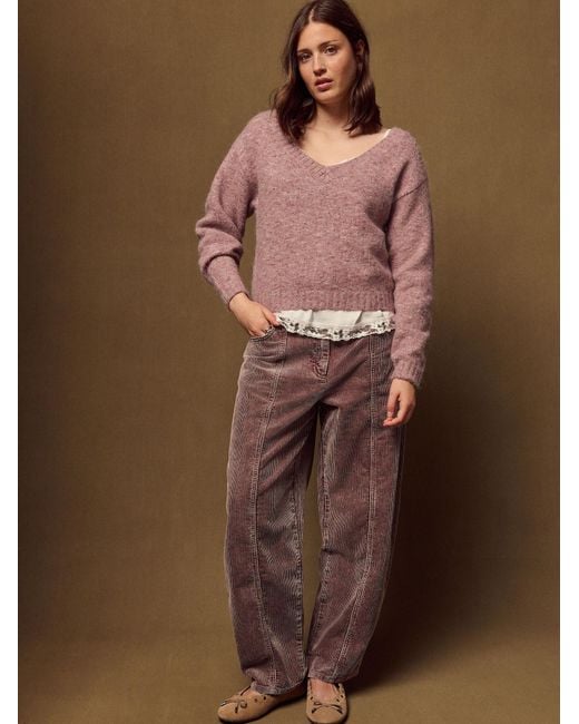 Next Pink Set: Pullover Und Top