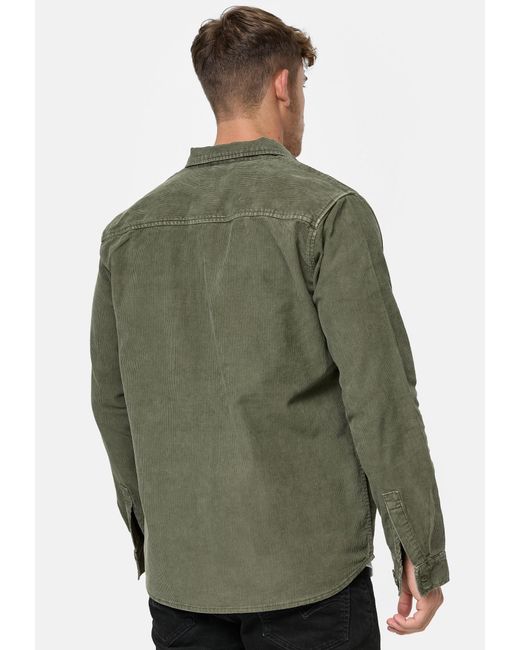 INDICODE Hemd Thyge in Green für Herren