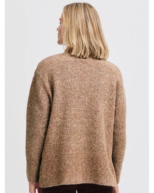 Pulz Brown Pullover Astra