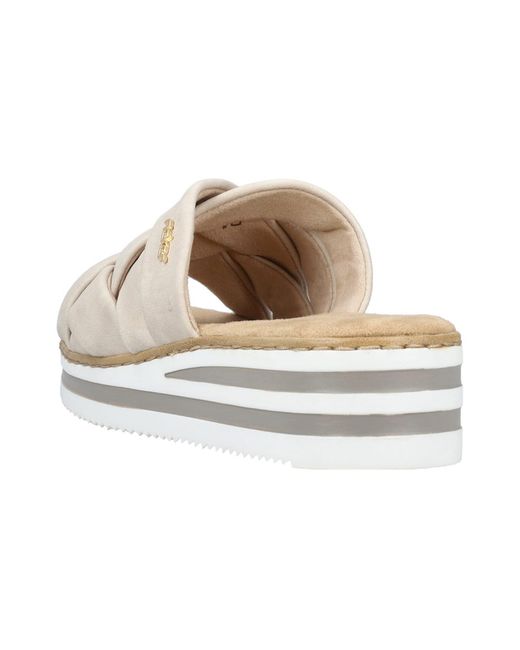 Rieker White Pantolette