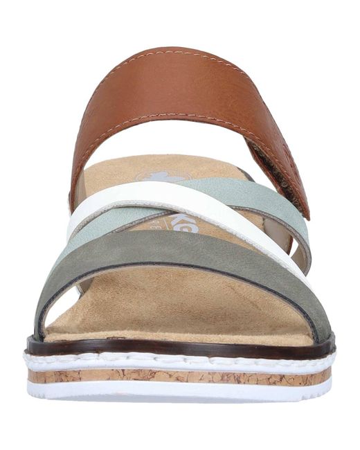 Rieker White Pantolette Basic