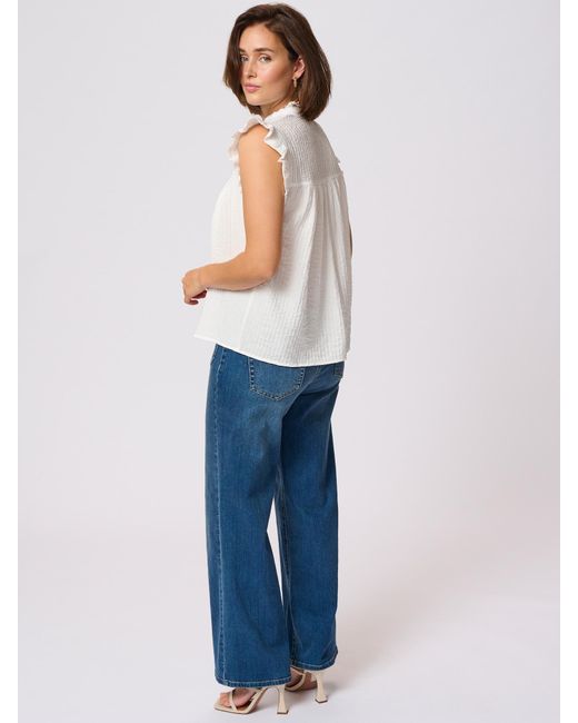 Kaffe White Bluse 'Kaliany'