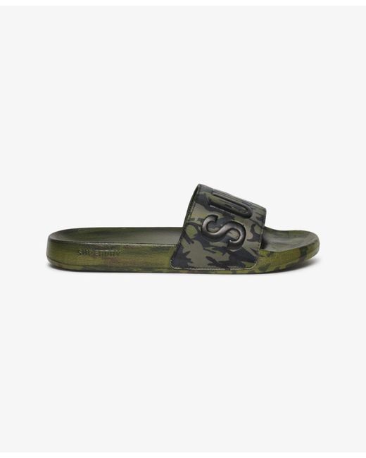 Superdry & Co Badeschuh Core in Green für Herren