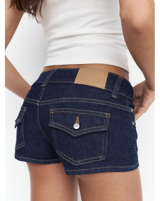 Pull&Bear Blue Shorts