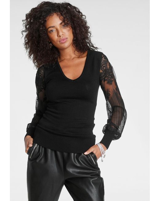 melrose Black Pullover