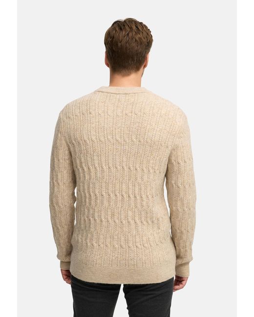 JEFF Pullover Jfmicah in Natural für Herren