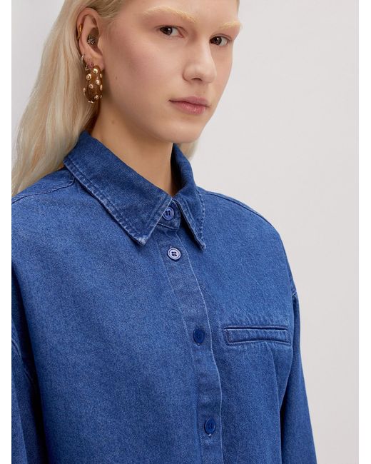 EDITED Blue Bluse Bibi