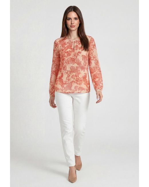 Usha Red Bluse