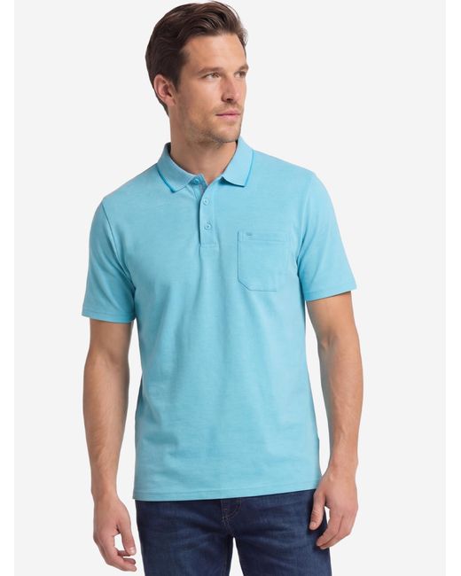 Redmond Shirt Basic in Blue für Herren