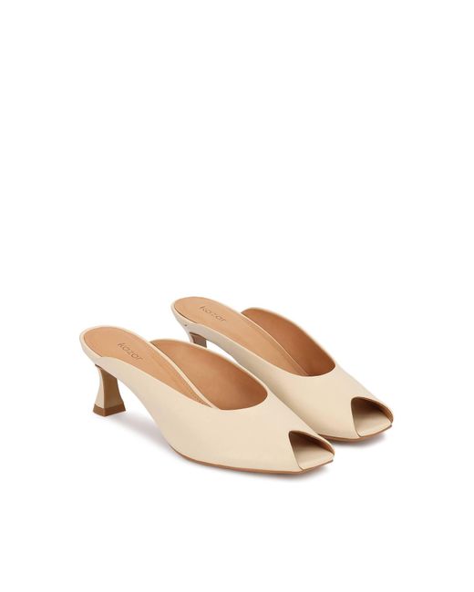 Kazar White Pantolette