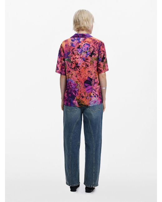 Desigual Pink Bluse
