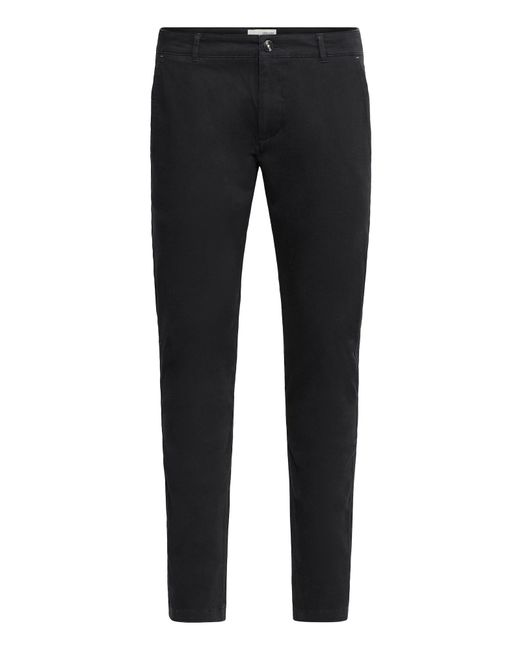 Solid Klassische Chinohose Raul Mit Stretch-Anteil in Black für Herren