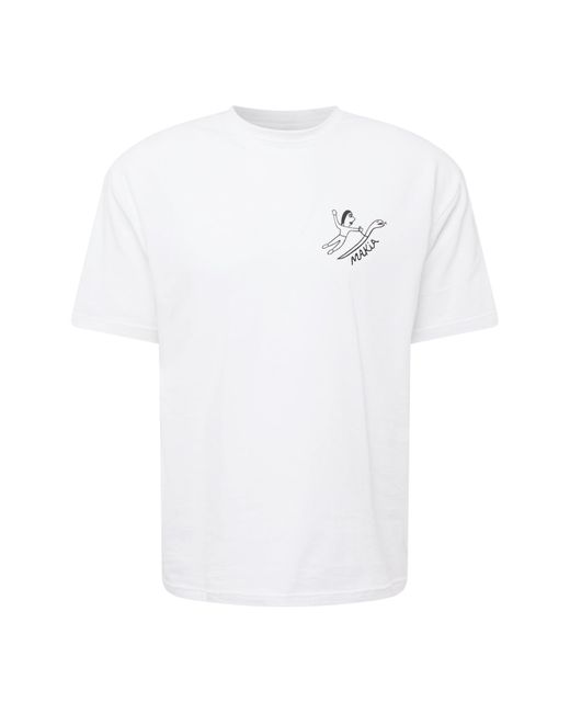 Makia T-shirt 'navigation' in White für Herren