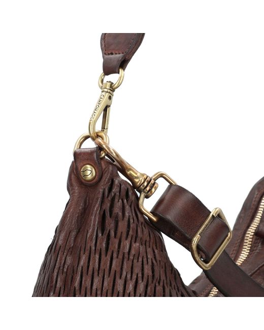 Campomaggi Brown Schultertasche Mangrovia