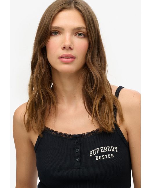 Superdry & Co Blue Top Athletic Essentials