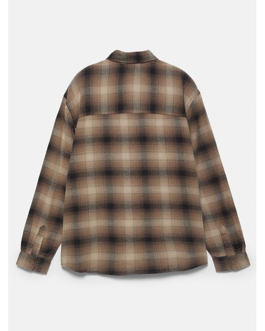 Pull&Bear Hemd in Brown für Herren