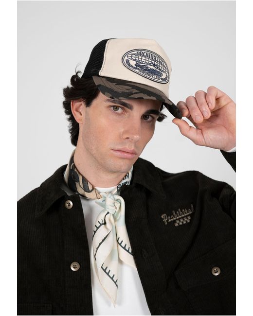 Prohibited Cap Racecore Trucker in Gray für Herren