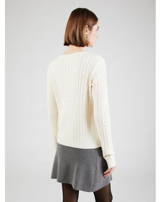 Pieces White Pullover Pcfia
