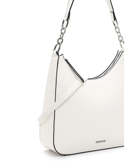 EMILY & NOAH White Schultertasche Ella