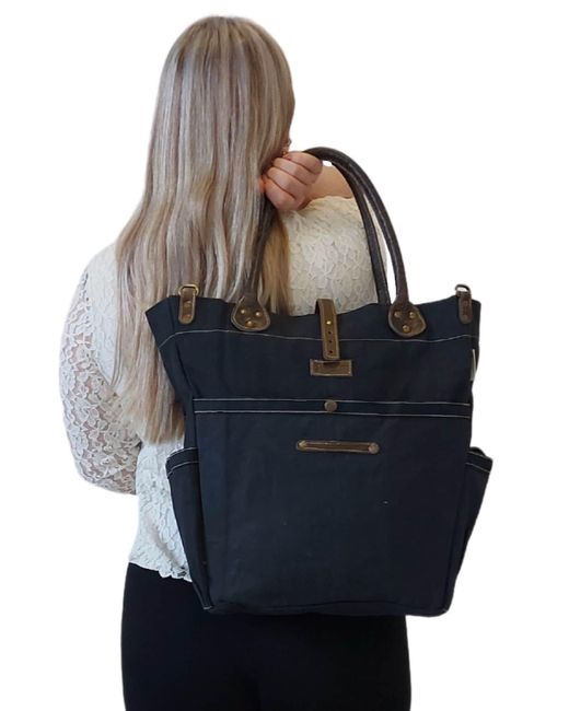 Sunsa Blue Shopper