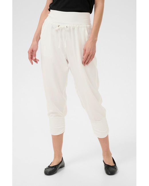 Cream White Hose 'Linee'