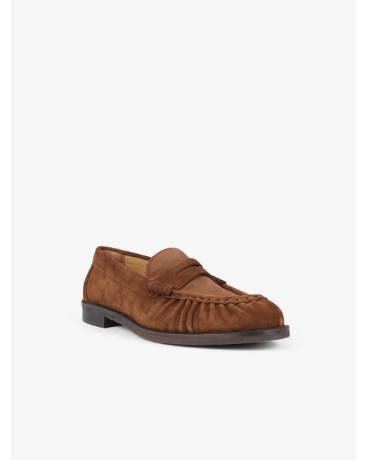 GISÉL MOIRÉ Brown Halbschuhe
