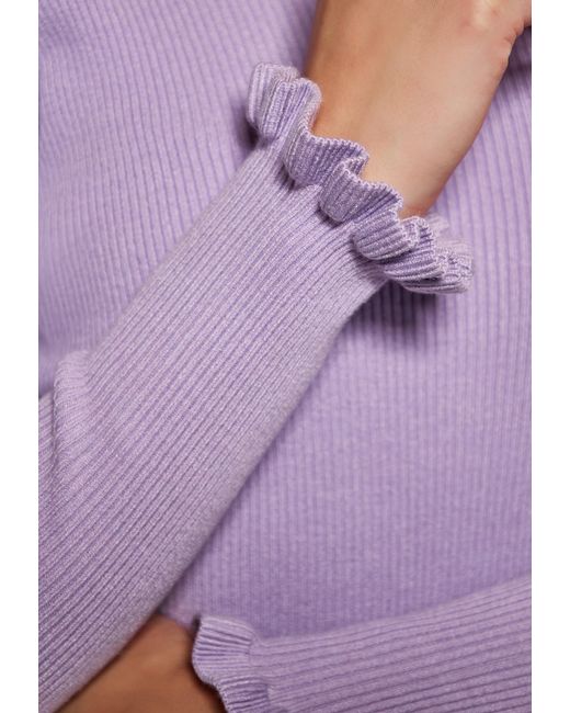 faina Purple Pullover