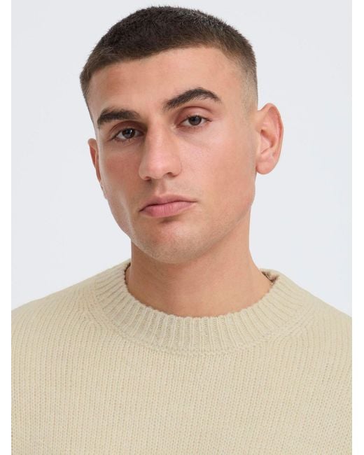 Solid Strickpullover Sdhamdani in White für Herren