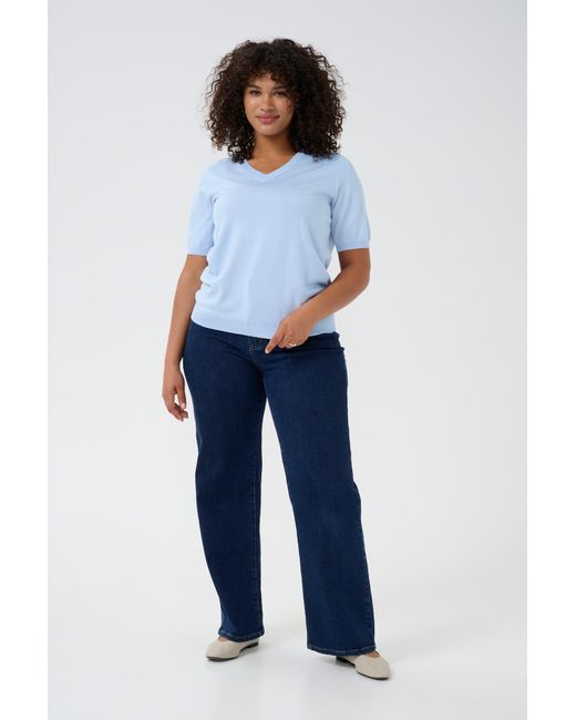 Kaffe Blue Pullover Lizzy