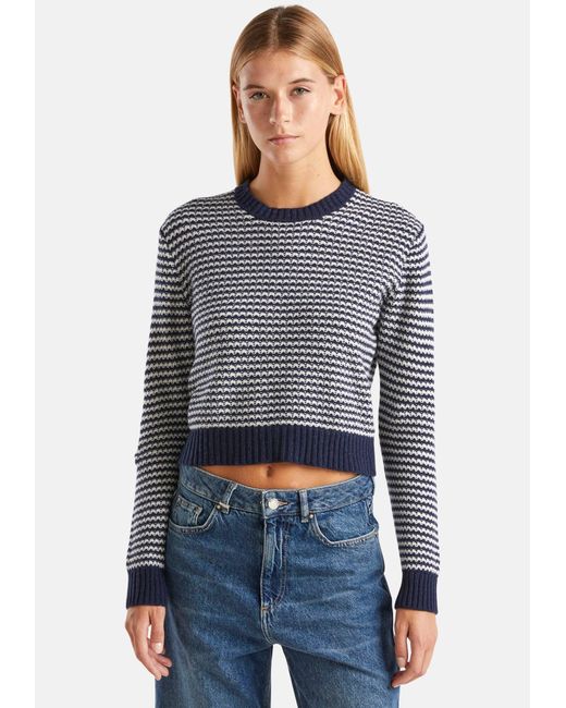 Benetton Blue Pullover