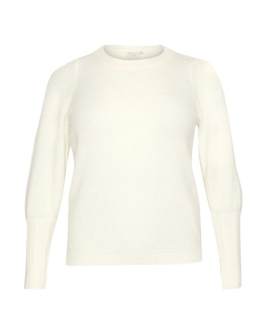 Kaffe White Pullover Kc Amalia