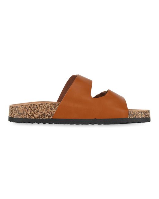 VAN HILL Brown Pantoletten Kelly