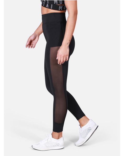 MOROTAI Black Sporthose 'Frame'