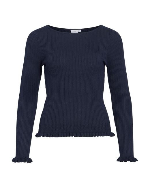 Vila Blue Pullover Vibelia