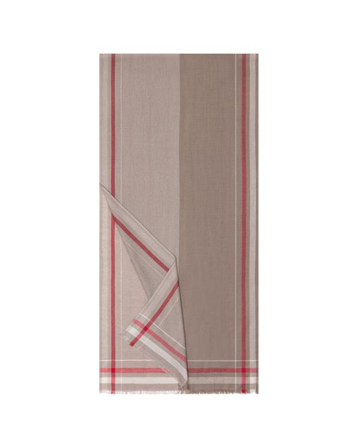 Roeckl Schals Side Stripes in Brown für Herren