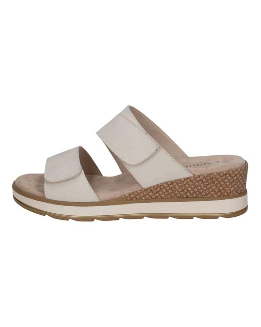 Caprice White Pantolette