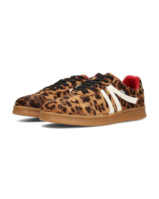 Posh By Poelman Brown Sneaker 'Kaia'