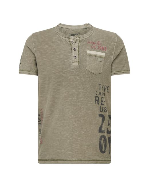 Camp David T-shirt in Gray für Herren