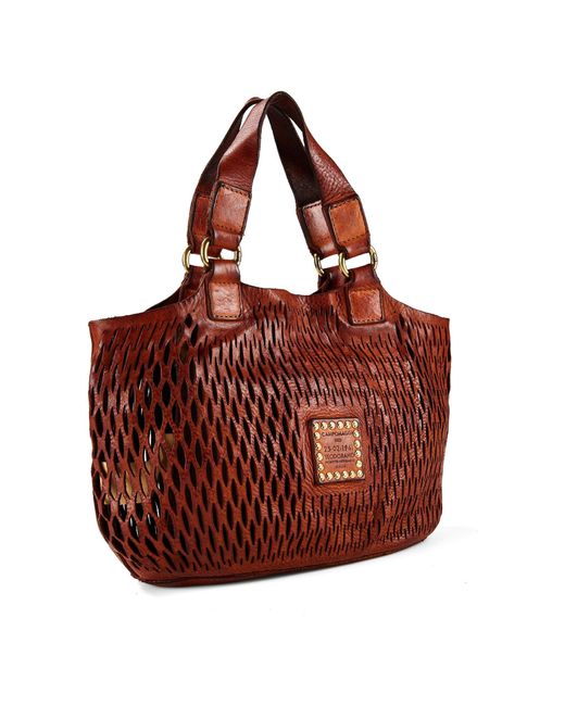 Campomaggi Red Shopper Cosima