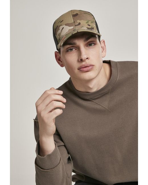Flexfit Black Cap Trucker