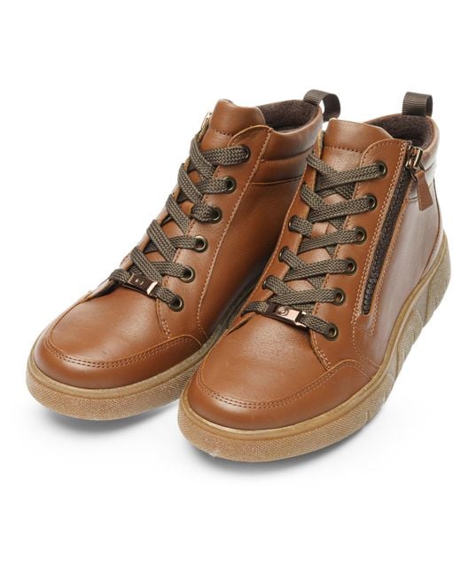Ara Brown Sneaker Cervocalf