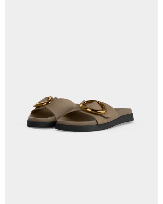 Steve Madden Brown Pantolette Mistify