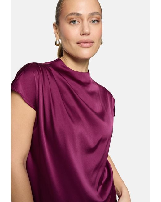 Zero Purple Bluse