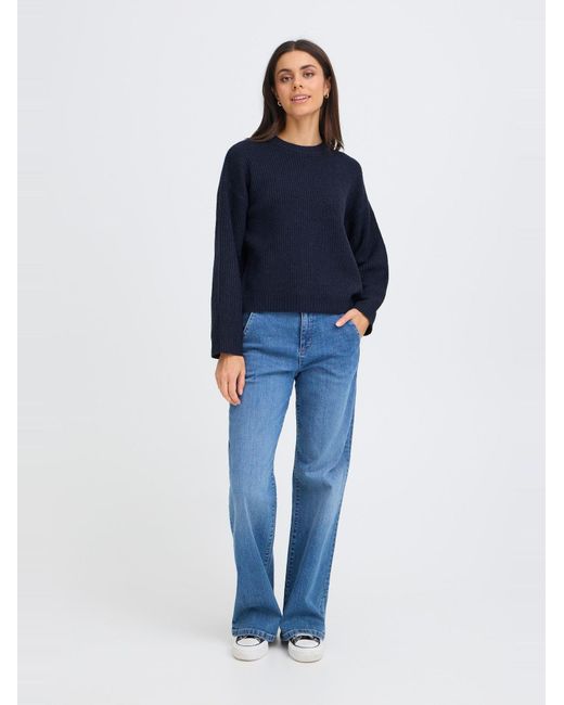 Oxmo Blue Strickpullover