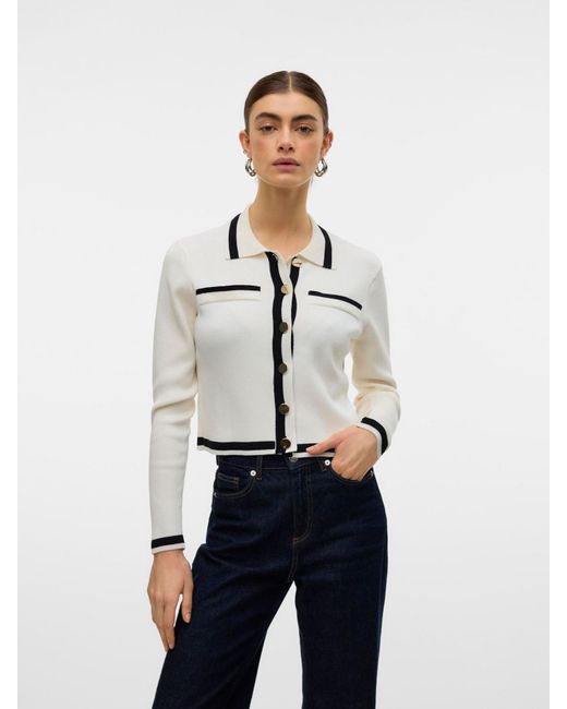 Vero Moda Natural Strickjacke 'Trudy'